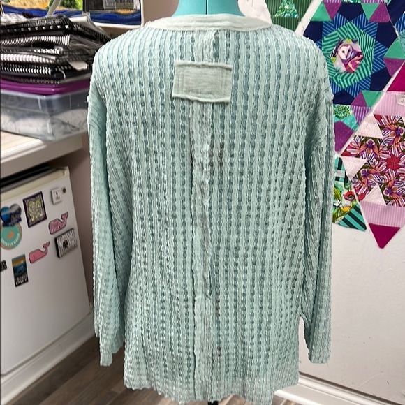 POL Mint Green Textured Tunic - Picture 5 of 6